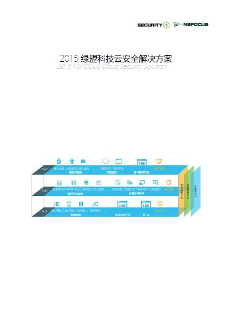 2015绿盟科技云安全解决方案封面