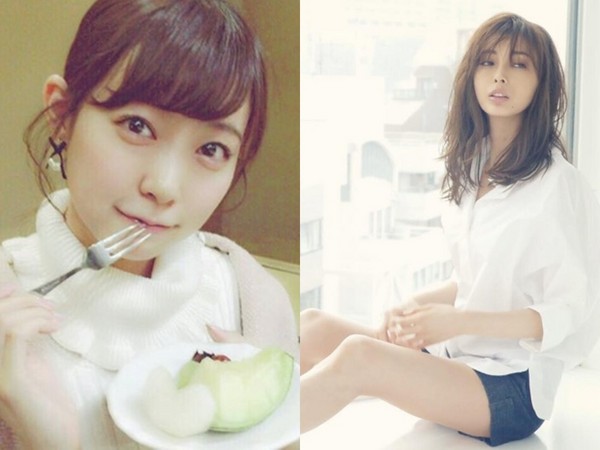 渡边美优纪（左）、押切萌（右）