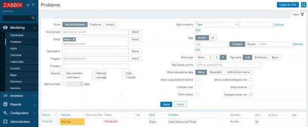 通过Zabbix Appliance实现一个最简单的网站可用性监控