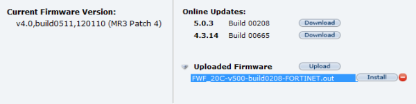 游侠测评：FortiWiFi-20C(04-设备升级)