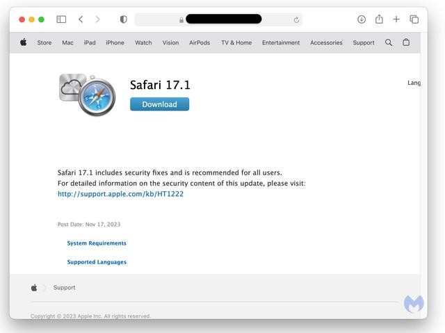 包含恶意木马的山寨Safari及Chrome浏览器锁定苹果macOS用户而来