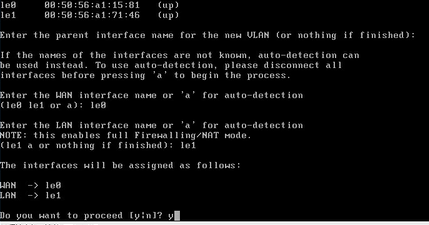 VMware虚拟机搭建pfsense防火墙