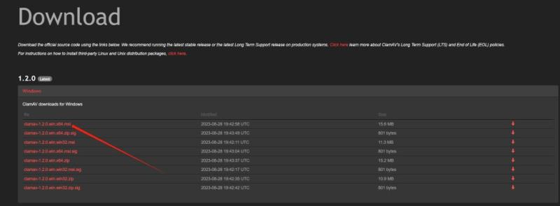 Windows下安装开源ClamAV杀毒软件
