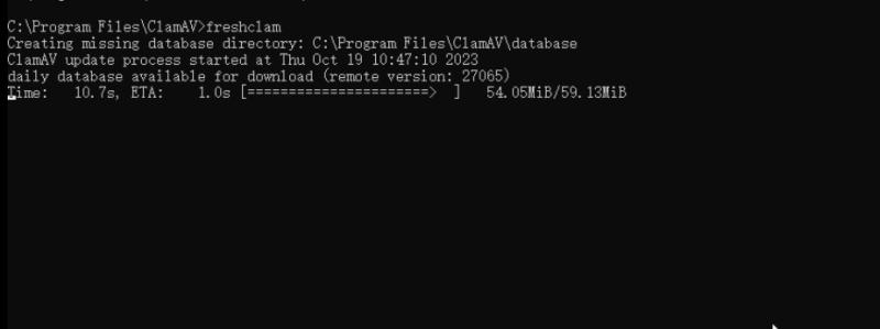 Windows下安装开源ClamAV杀毒软件